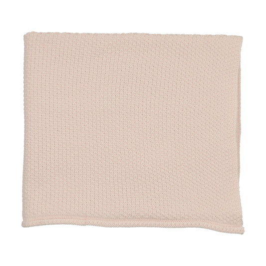 Waffle Knit Baby Blush Blanket