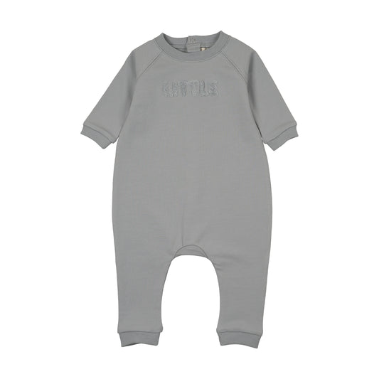 Sherpa Wordart Grey Jumpsuit