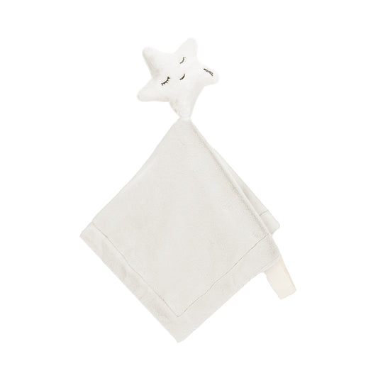 Ivory Star Lovey Paci Holder