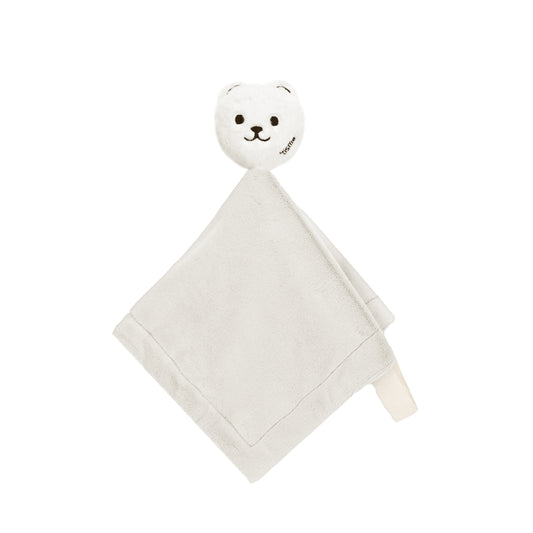 Ivory Bear Lovey Paci Holder
