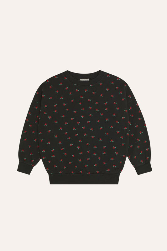 Grey Flowers Sweatshirt