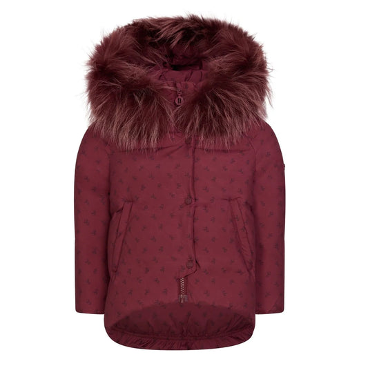 Stride Toddler Burgundy Floral Coat