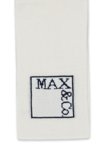 Knit Ivory Scarf with Logo